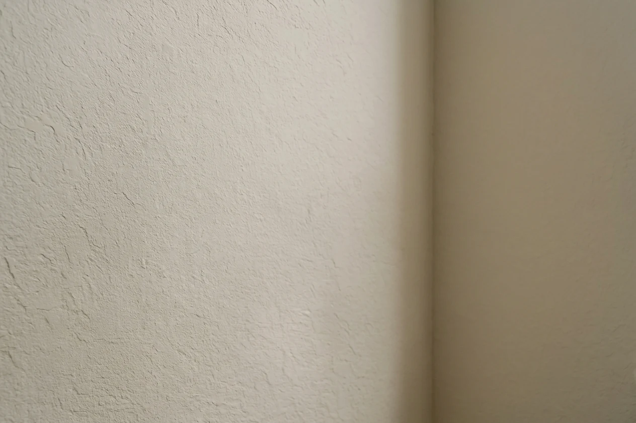 Freshly patched and painted interior wall in a Seattle-area home.